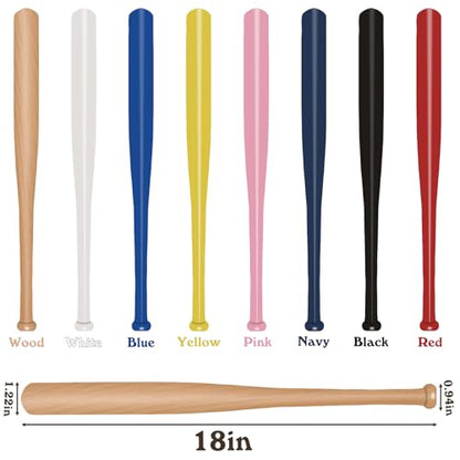 Personalized Mini Bat Custom Baseball Bats 18” Customized Wood Baseball Bat Engraved with Name Text Number for Tee Ball Training Games Little League Softball Team Coach Gift