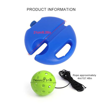 Match Buddy Pickleball Trainer,MatchBuddy Pickleball Training, Pickle Ball Rebound Practice Ball with String, Tennis Training Tool, Pickleball Equipment (Green)
