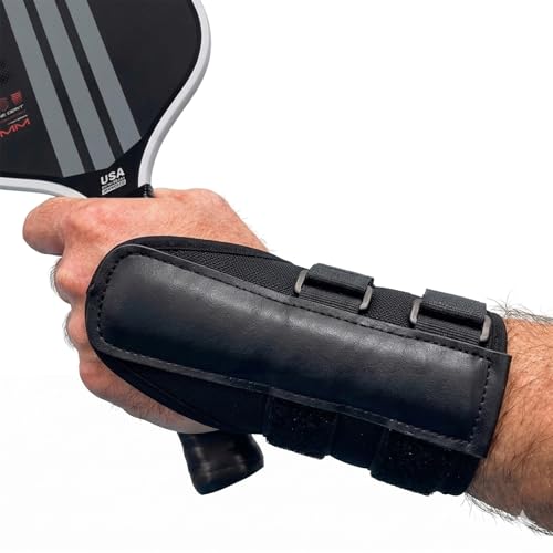 Pickleball Wrist Stabilizer with Metal Support - Pickleball Wrist Brace for Men and Women, Tennis & Golf Training Aid, Reduces Fatigue & Improves Control