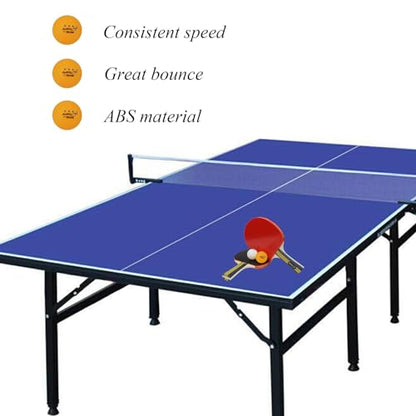 MAPOL 50- Pack Orange 3-Star Premium Ping Pong Balls Bulk,Advanced Training Table Tennis Ball
