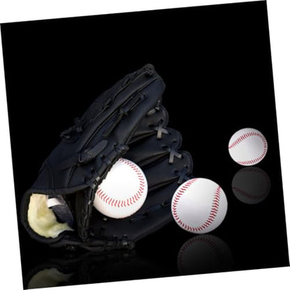 LIOOBO PU Thickened Baseball Glove for Pitcher Training Mitt with Impact-Resistant PU Flexible Infield Catcher Glove for Beginner Youth Practice