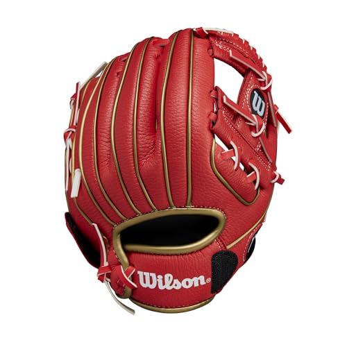 Wilson | A200 | Youth T-Ball & Baseball Glove + Mitt | Sizes 9" - 10" | Right + Left Hand Throw | Multiple Styles
