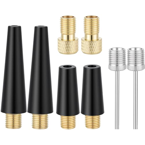 8Pcs Needle Inflating Ball Tire Pump for Portable Tire Inflator, Air Pump Needles for Balls, Air Compressor Adapter Kit for Inflatables, Sport Balls, Bicycles, Bike and Inflator Adapter Kit
