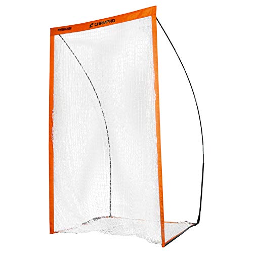 CHAMPRO Portable Football Kicking Screen, Warm-up and Practice Net, 7' ORANGE