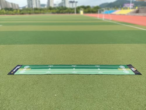 1 Piece Golf Putting Practice mat, Size is 19.69 inches x 116 inches, Portable Washable Non-Slip Folding Putting mat, Suitable for Home, Office, Outdoor use, Party Team Building Activities. - style: 01