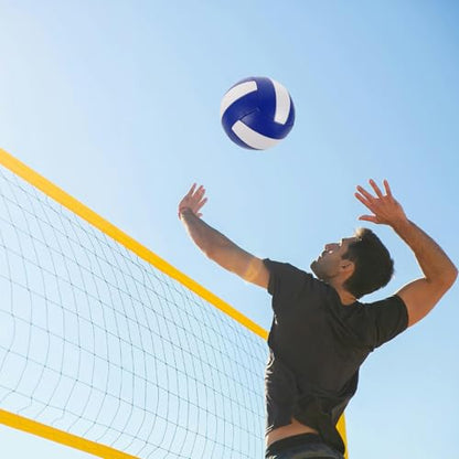 KOMBIUDA Volleyball Training Equipment Pu Volleyball for Boys and Girls Teenagers Adults Soft Ball