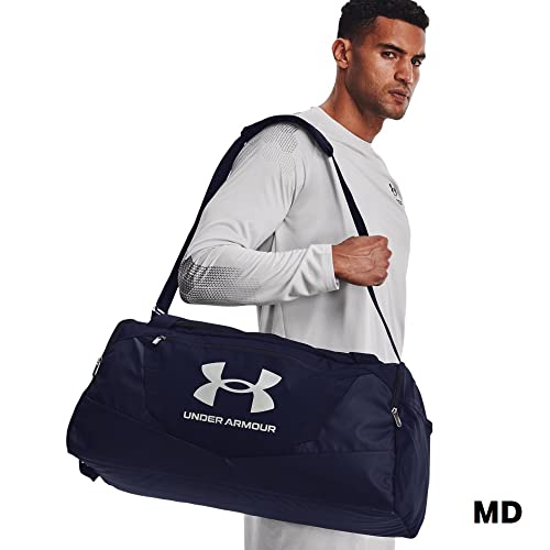 Under Armour Undeniable 5.0 Duffle - color: Midnight Navy (410)/Metallic Silver, size: Large (101L)