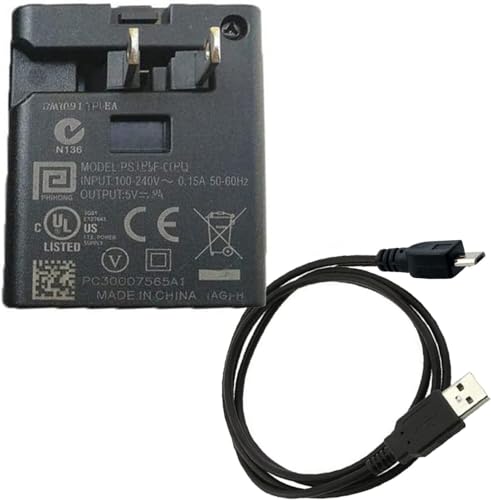 eeTao 5V AC/DC Adapter + Micro USB Charging Cable Compatible with ‎Pumteck AP1-P Electric Ball Pump Smart Air Pump Volleyball Basketball Inflator Football Soccer Ball Air Pump (Not fit other model)
