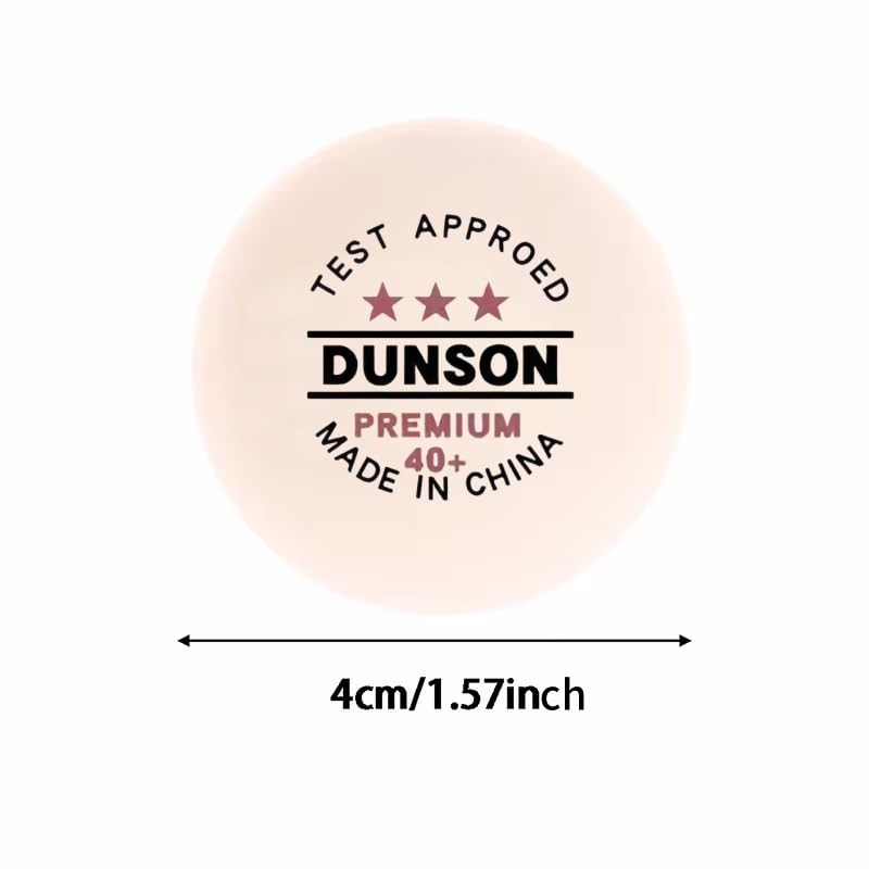 Table Tennis Balls High-Elastic ABS Material Test Approved 40 Speed for Training, Practice, Club Play - color: White