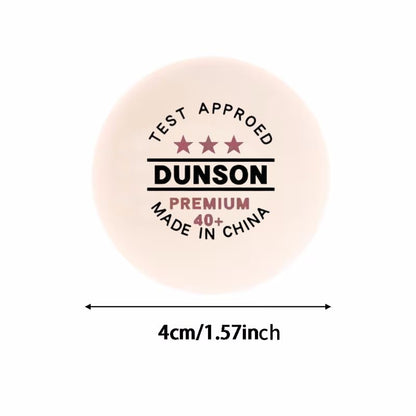 Table Tennis Balls High-Elastic ABS Material Test Approved 40 Speed for Training, Practice, Club Play - color: White