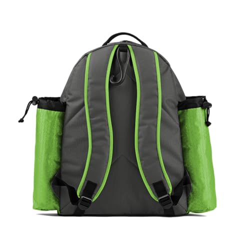 Boombah Tyro Baseball/Softball Bat Backpack - 20" x 15" x 10" - Holds 2 Bats up to Barrel Size of 2-5/8" - color: Charcoal/Lime Green_C23