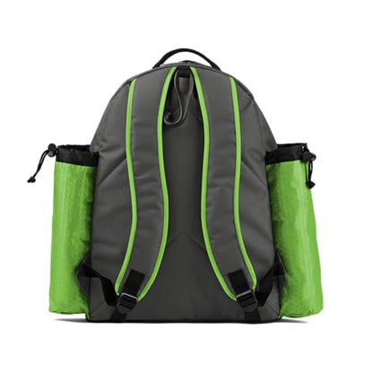 Boombah Tyro Baseball/Softball Bat Backpack - 20" x 15" x 10" - Holds 2 Bats up to Barrel Size of 2-5/8" - color: Charcoal/Lime Green_C23