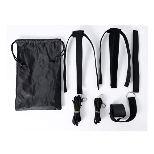 LORDSTAR Football Throw Trainer,Solo Practice Training Equipment for Youth & Kids,Heavy-Duty Black Nylon Pass Back Cord for Quarterback & Receiver Drills