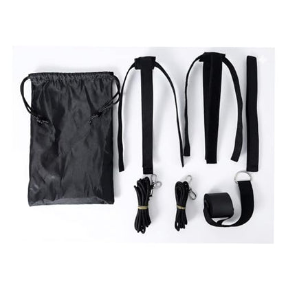 LORDSTAR Football Throw Trainer,Solo Practice Training Equipment for Youth & Kids,Heavy-Duty Black Nylon Pass Back Cord for Quarterback & Receiver Drills