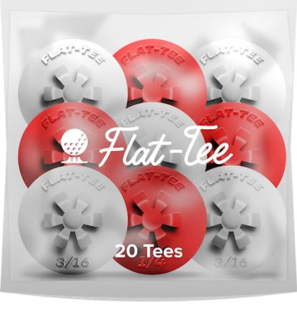 Golf Tee (Driving Ranges, Indoor/Virtual Golf Simulators, Tundra/Winter Golf, Consistent Height, USGA Conforming, Par 3 Tee, Virtually Unbreakable, Multicolor)