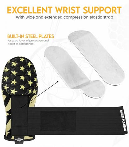 Baseball Sliding Mitt Youth & Adult, Sliding Glove for Baseball, Softball Sliding Guard, Left and Right Hands - color: V-Gold Flag, size: Adult