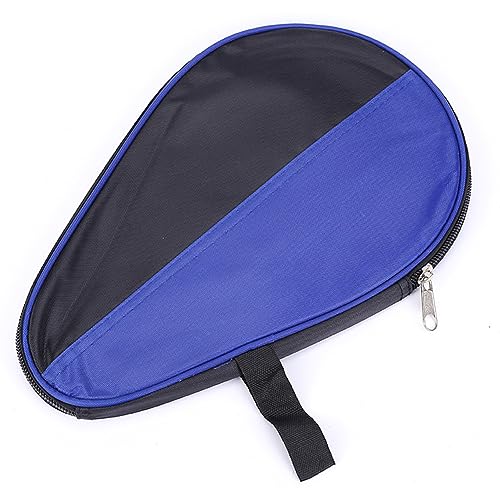 lasenersm 1 Piece Table Tennis Bag Table Tennis Racket Cover Case Pingpong Paddle Cover Case Pingpong Storage Bag Table Tennis Bat Cover Case Table Tenni Paddles Bag, Blue