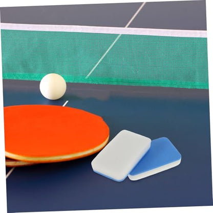 2Pcs Table Tennis Racket Cleaner Sponge Outdoor Paddle Cleaning Tool for Enhanced Performance Compact Design for Go Use Reusable and Easy to Carry