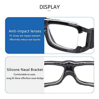 SooGree Sports Goggles Glasses for Men Womens,Racquetball Basketball Football Soccer Eye Protection Sport Eyeglasses