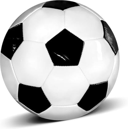 Traditional Black White Soccer Ball High Performance Diameter 21cm/ 8.3 Inch, I Love You Inspirational Soccer Gifts for Birthday Christmas - color: Daughter