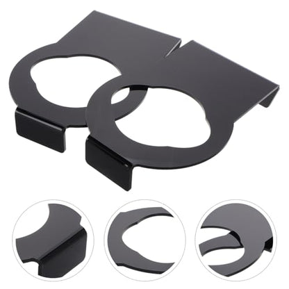 UPKOCH 2 Pcs Wall Mount Ball Holder Organizer Basketball Storage Rack for Football Soccer Volleyball Rugby Transparent Acrylic - color: Black