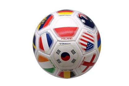 2026 World Flag Country World Flag Training Outdoor Soccer Ball – Size 5 – A Grade Durable