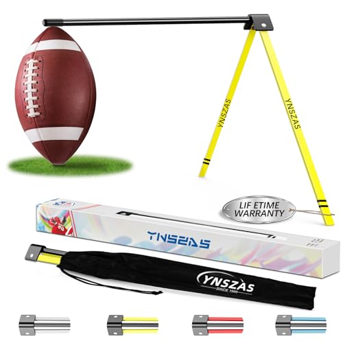 𝙉𝙀𝙒 Football Kicking Tee, Portable Field Goal Kicking Holder Stand, Kickoff Tee Compatible with All Football Sizes, Football Training Practice Equipment for Adult & Youth - color: Yellow, size: 2 PCS