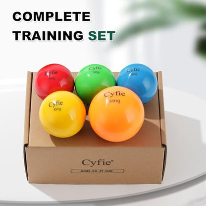 Cyfie Weighted Baseballs for Hitting Training, Heavy Balls for Batting Practice, Weighted Softballs for Strength & Swing Speed Training, Baseball Training Equipment for Players & Coaches