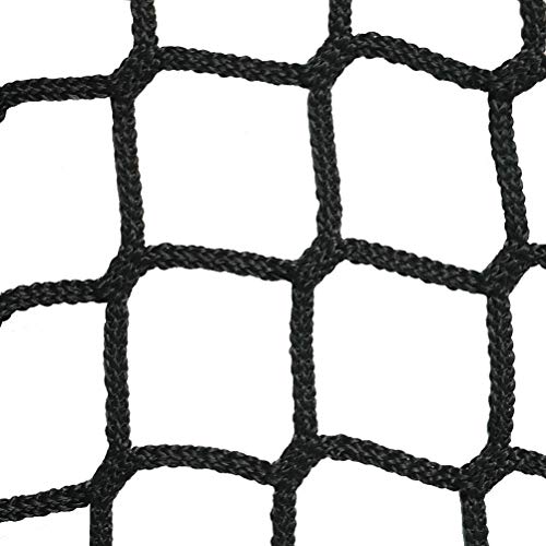 Aoneky Polyester Baseball Backstop Net, Heavy-Duty Knotless Mesh for Hitting & Pitching, UV & Weather Resistant Barrier with Rope Border (Softball, Training, Outdoor) - size: 10x10ft