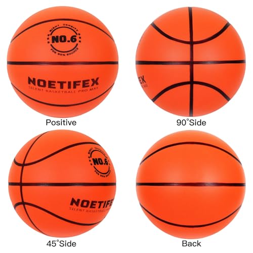 Upgraded Weighted Silent Basketball, High-Density Quiet Indoor Training Ball with Gift Box, Real Bounce Soft Material, Ideal for Home & Apartment Dribbling Practice