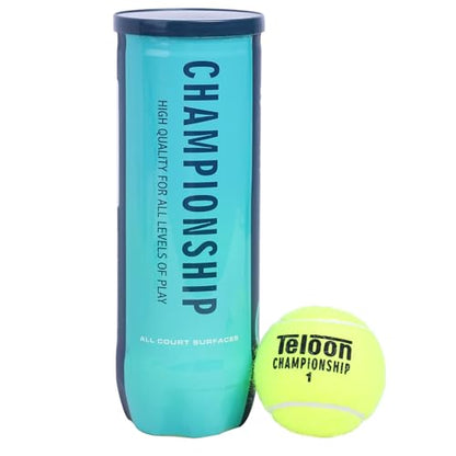 Teloon Championship Tennis Balls - Extra Duty - Regular Duty Felt Pressurized Tennis Balls - color: Extra 24 Can , 72 Balls