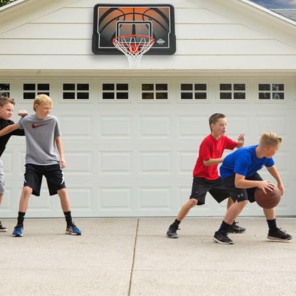 Lifetime 44-Inch Impact Basketball Hoop Backboard and Classic Rim Combo, High-Density Polyethylene, UV-Protected Graphics, All-Weather Net, Mounting Kit Sold Separately