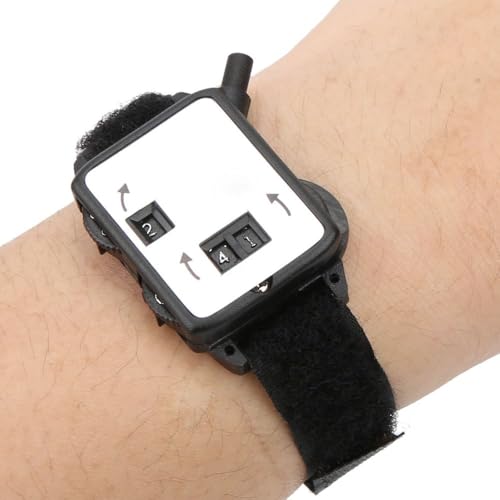 3Pcs Golf Stroke Counter Watch - Manual Dial Score Keeper for Golfers, Wrist Wearable Plastic Stroke Counter