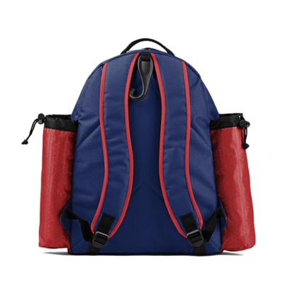 Boombah Tyro Baseball/Softball Bat Backpack - 20" x 15" x 10" - Holds 2 Bats up to Barrel Size of 2-5/8" - color: Royal Blue/Red_C23