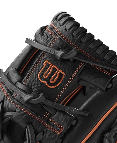 Wilson 2024 A1000 Infield Baseball Gloves - color: Black/Orange