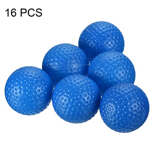 PATIKIL Golf Practice Balls, Hollow Flight Training for Indoor Swing Practice - color: Blue