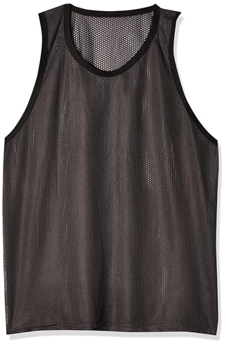 BlueDot Trading Adult & Youth Scrimmage Training Vests for Soccer, Basketball & More – Available in 1, 6, 12, 24 Packs - color: Grey, style: Youth 1 Pack