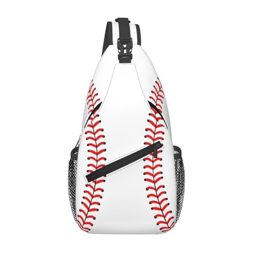 Baseball Sling Backpack Sling Bag Crossbody Shoulder Bag Baseball Purse Chest Bag For Men Women - color: Baseball