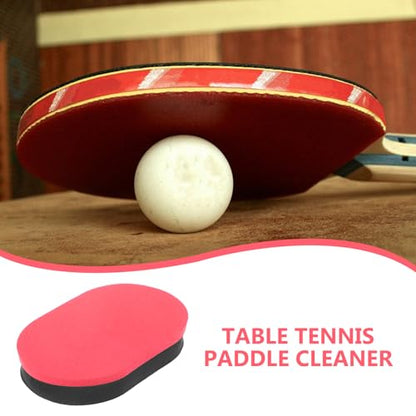 LIOOBO Table Tennis Paddle Cleaner Sponge Tool Wear-Resistant Eraser for Easy Cleaning Compatible All Paddle Types No Residue Finish