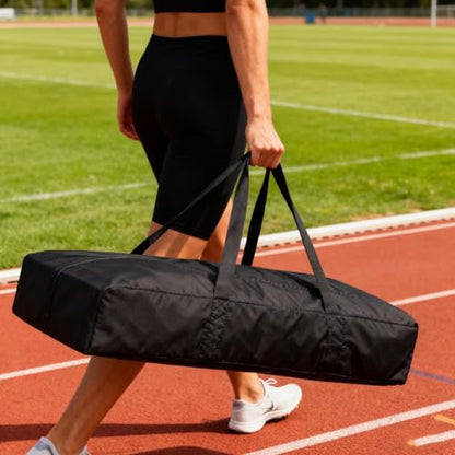 Sports Bag for Men - Portable Waterproof Large Storage Organizer | Track Starting Block Bag Duffel Tote - for Men Athletes Sprinters Coaches Youth School Track Travel Training Outdoor