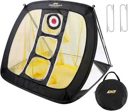 Chipping Net, Pop Up Golf Nets for Backyard Driving Real Golf Balls, Indoor & Outdoor Practice Net for Accuracy Short Game