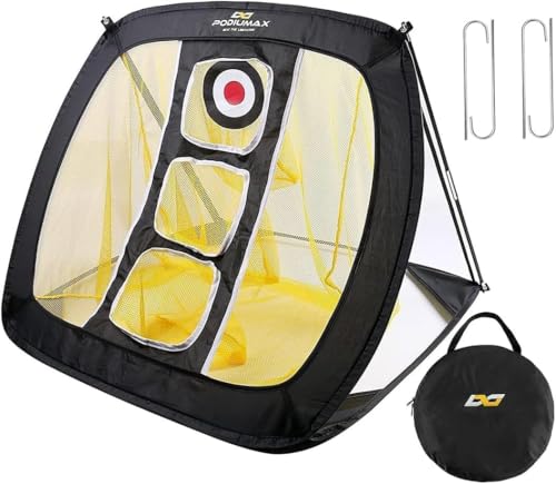 Chipping Net, Pop Up Golf Nets for Backyard Driving Real Golf Balls, Indoor & Outdoor Practice Net for Accuracy Short Game