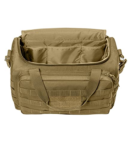 Tactical Gear bag Heavy Duty Duffel Gym bag/Tactical Backpack Custom Embroidered with your own text (Coyote Brown) - color: Coyote Brown