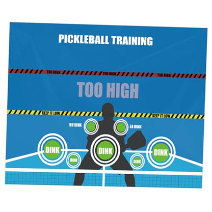 Dink Pad for Pickleball Practice | 47x35 Inch Wall Rebounder Training Aid | Paper & Glue Material | Yard & Indoor Dink Master