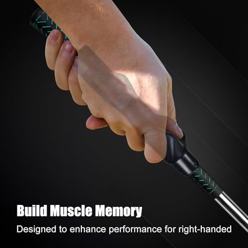 Golf Grip Trainer, Golf Club Grip Trainer for Right Hand,Improves Grip Strength and Accuracy,Trains Correct Hand Position for Stable Swing,Golf Training Swing Aid for All Level Golfers