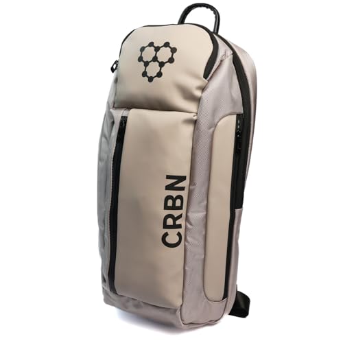 CRBN Pickleball Sling Bag - Pro Team Pickleball Bag - Water-Resistant Pickleball Paddle Bag Holds 3 Paddles, Balls & More - color: Grey