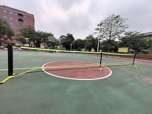 22ft / 11ft Heavy Duty Pickleball Replacement Net Only, Weather-Resistant & Tear-Proof Pickleball Net for Indoor & Outdoor, Fits Most Free-Standing Pickleball Frames