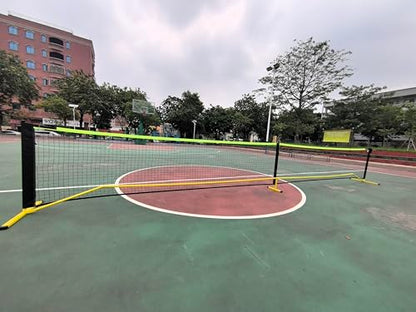 22ft / 11ft Heavy Duty Pickleball Replacement Net Only, Weather-Resistant & Tear-Proof Pickleball Net for Indoor & Outdoor, Fits Most Free-Standing Pickleball Frames