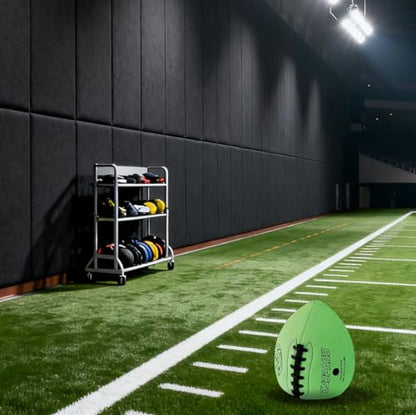 Pass and Catch Absorbing Light Glow in The Dark Pass Back Football Training Practice Equipment for Youth Ball Handling Shooting Skill Improving Supplies