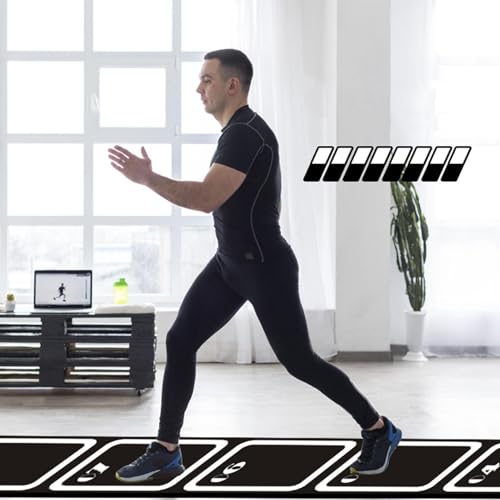 Non-Slip Agility Ladder – 250/350/450cm Jacob, Soccer Practice Tool, Speed Supply | Perfectly Great for Sports Fitness Exercise, Portable - size: 350x34x0.3CM